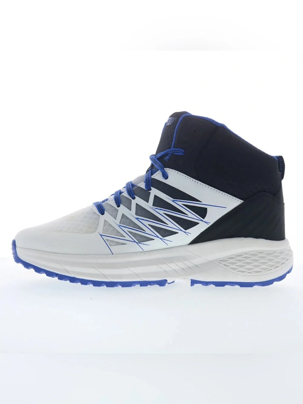 🆕 Hi-Tec Demolisher Mid Men’s Size 8 White Blue Hiking Boots Shoes NIB